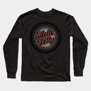 Estelle Getty_ Black Vintage Long Sleeve T-Shirt